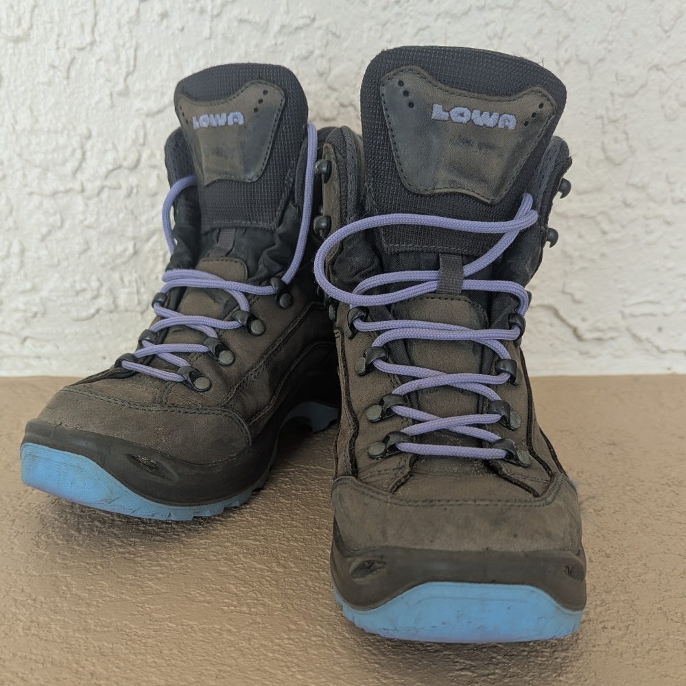 Lowa Women's Hiking Boots - Grey and Blue